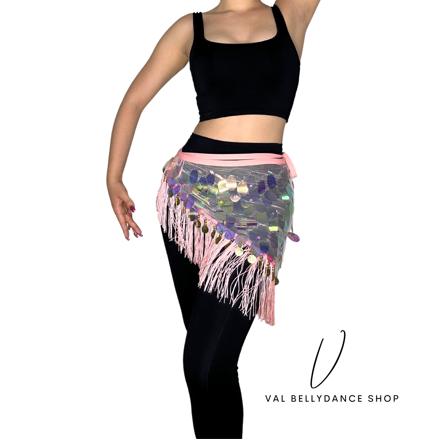 All Sequins Hip Scarf