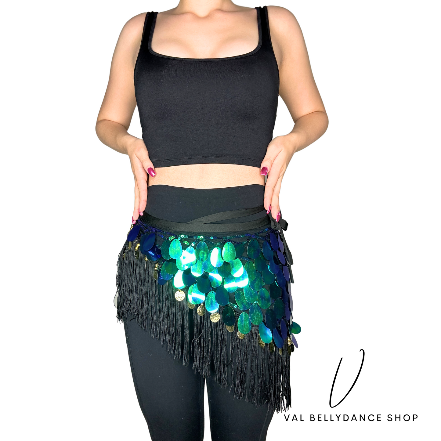 All Sequins Hip Scarf