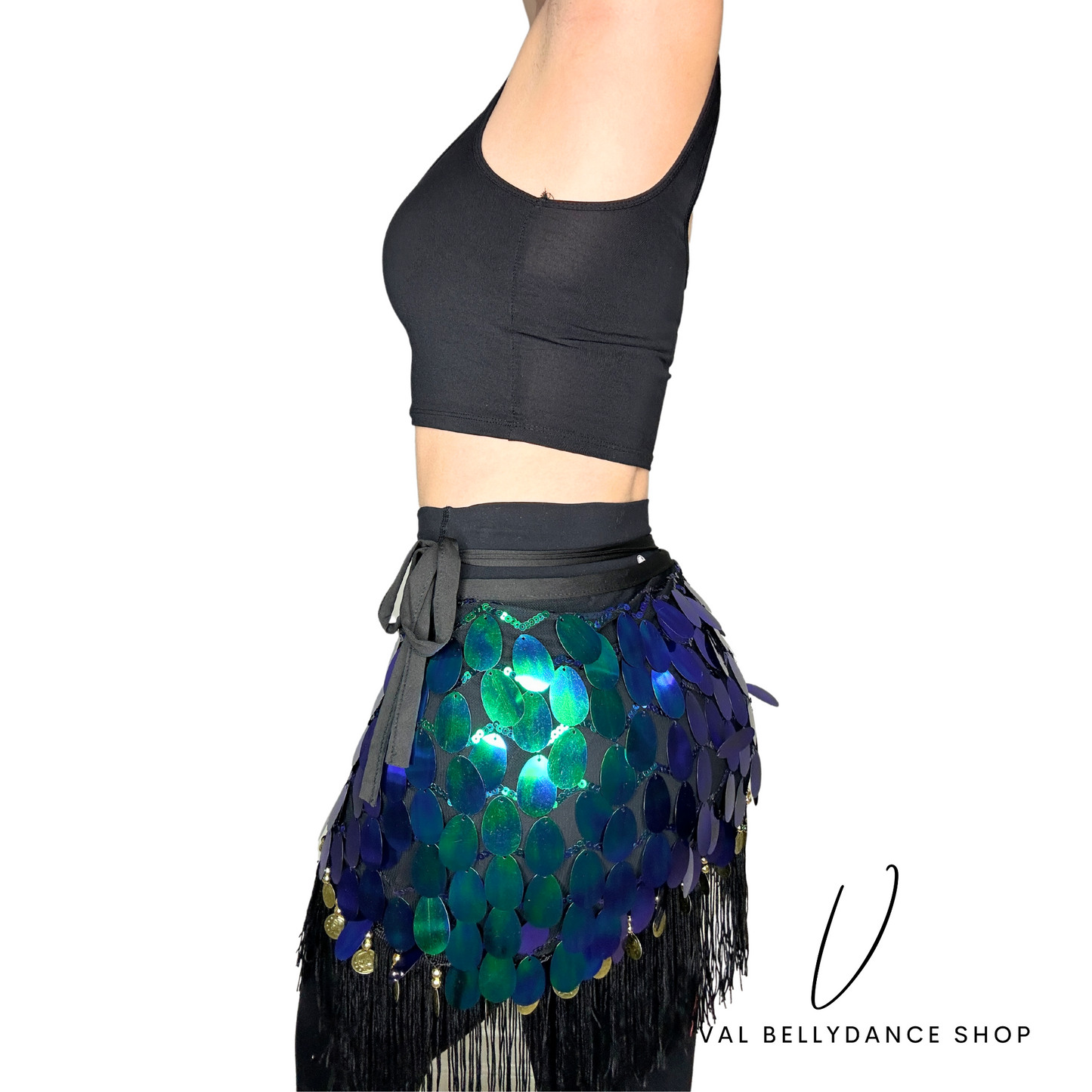 All Sequins Hip Scarf