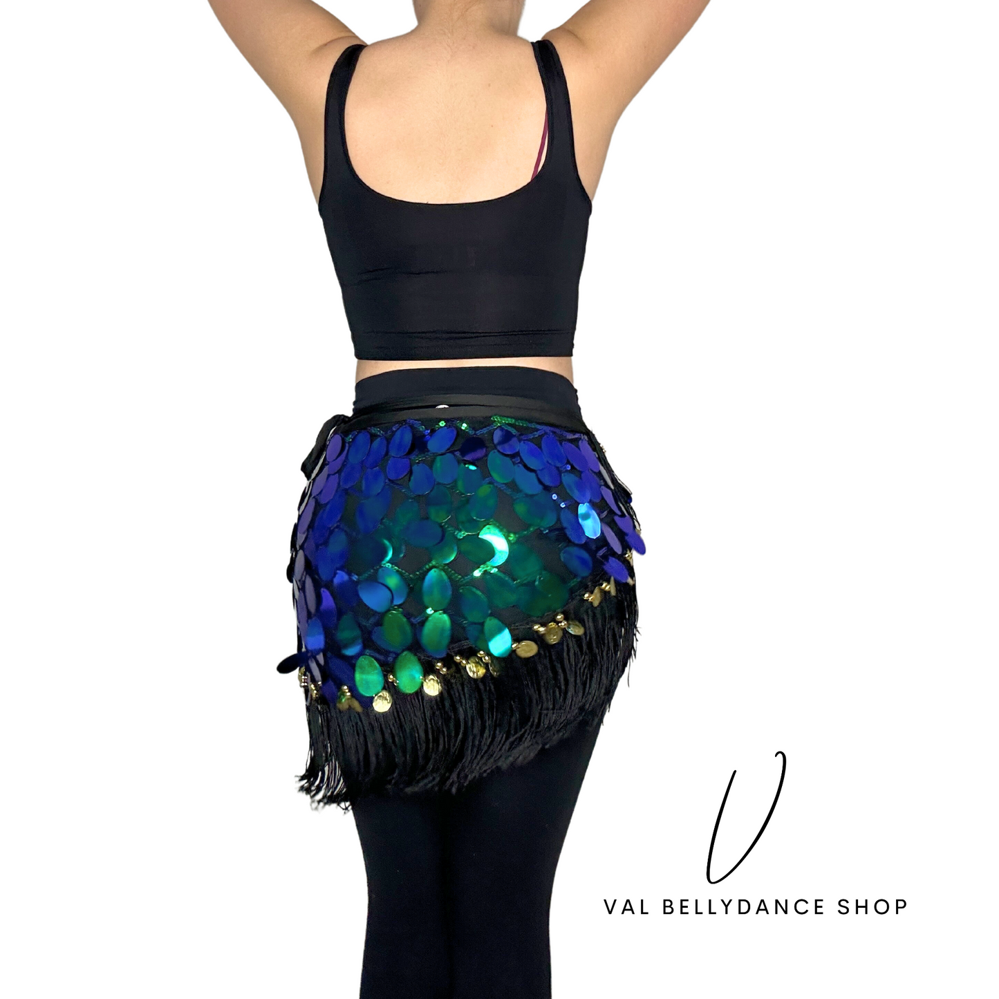 All Sequins Hip Scarf