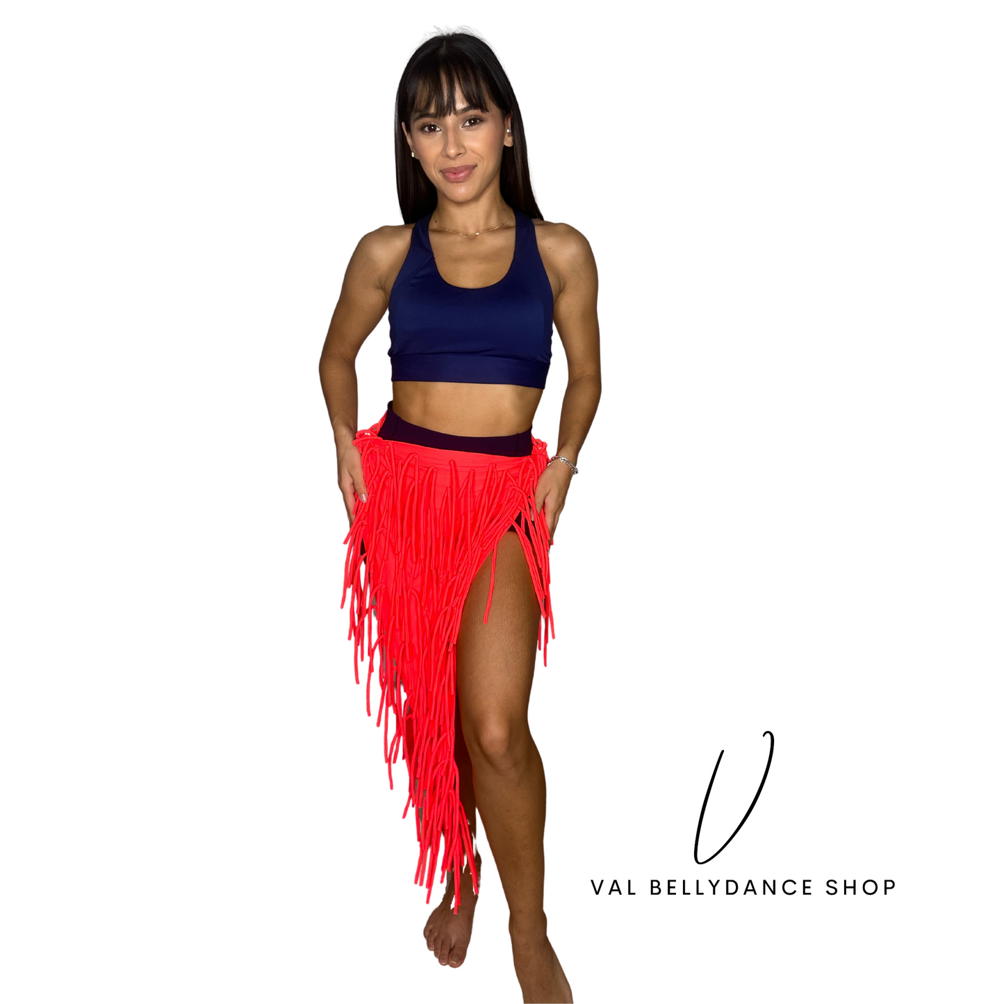 Tassel Bellydance Pointed Skirt