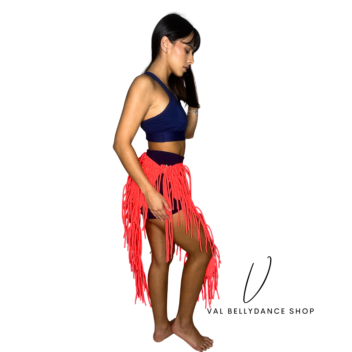 Tassel Bellydance Pointed Skirt
