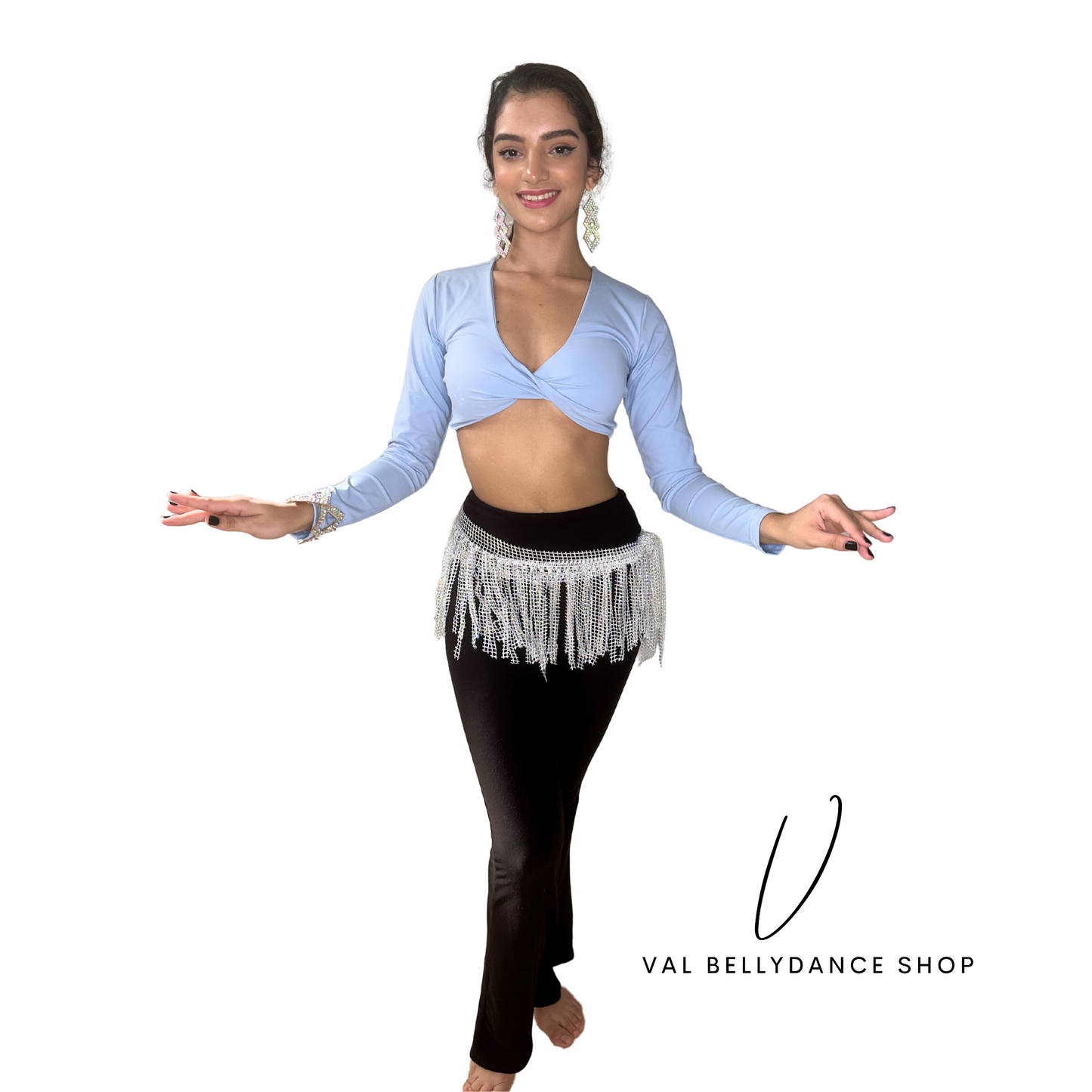 Long Sleeve Fitted Practice Top