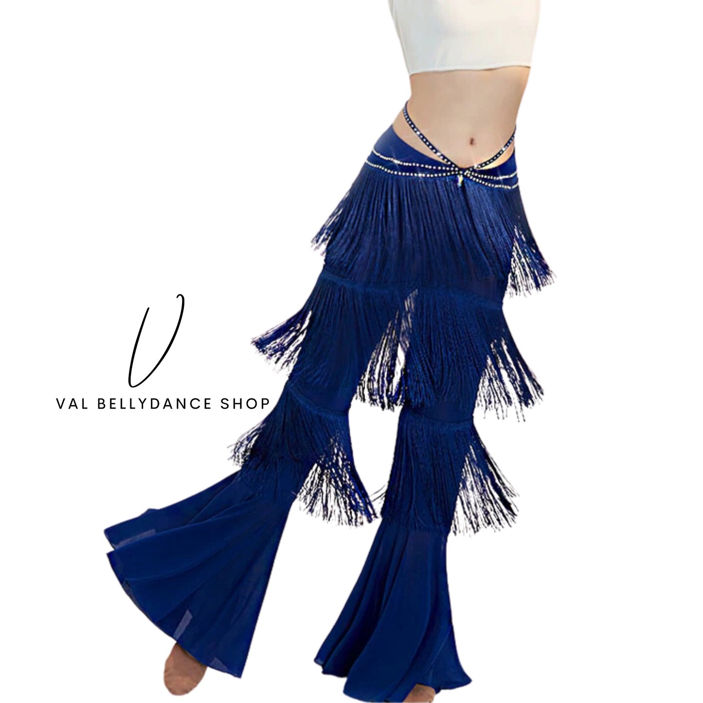 Fringe Bellydance Practice Pants
