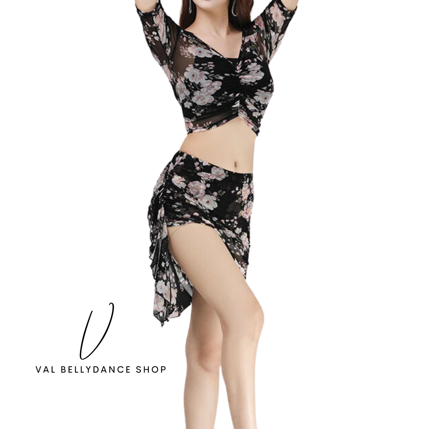 Sofia Short Skirt Bellydance Practice Set