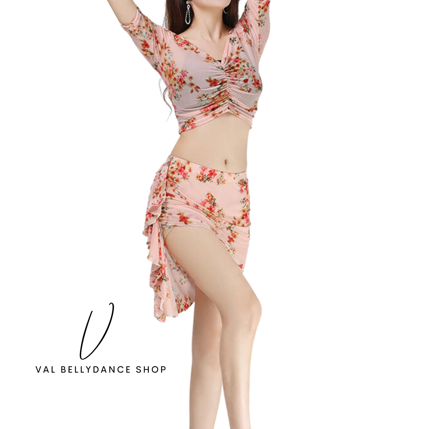Sofia Short Skirt Bellydance Practice Set