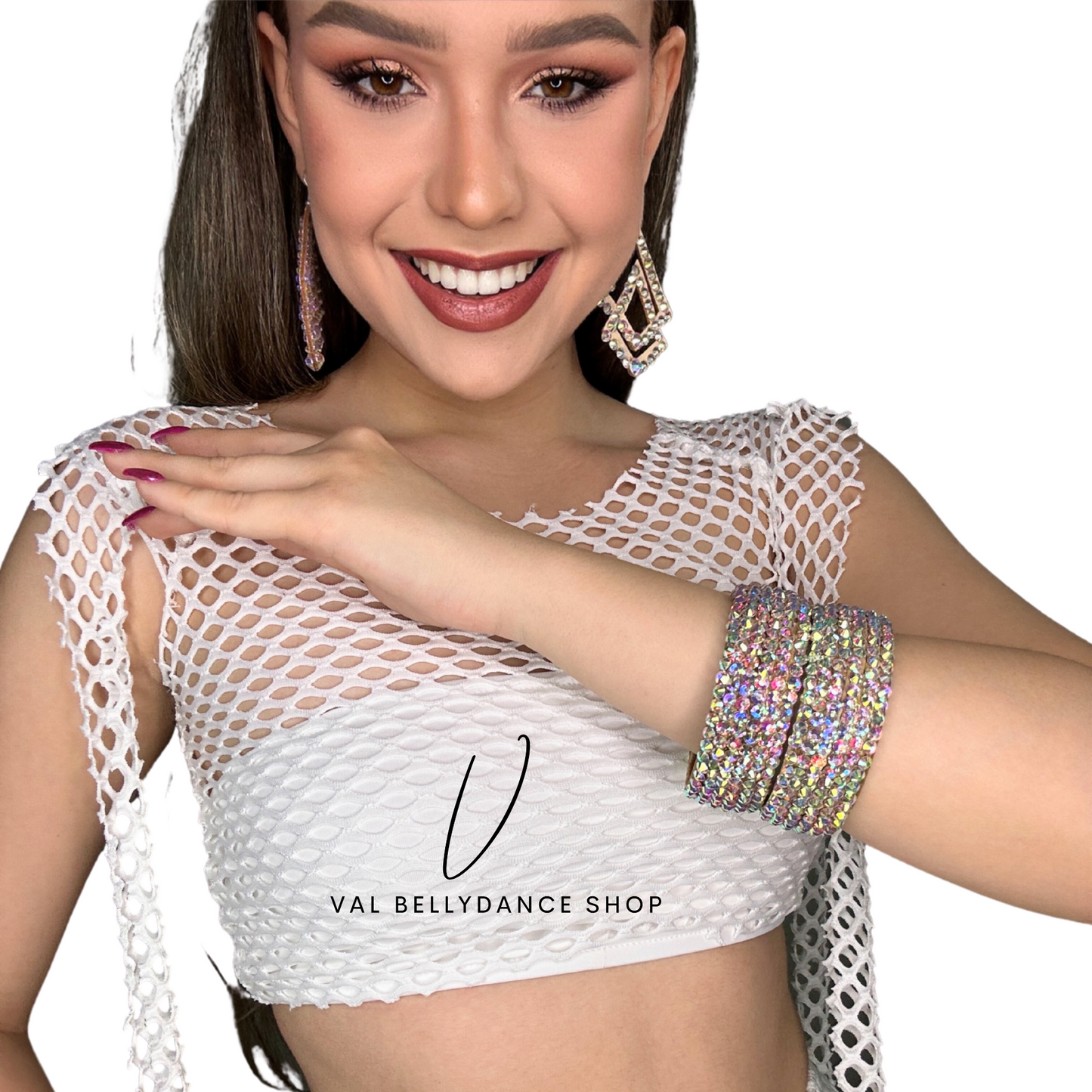 Fiorella Crystal Bangle