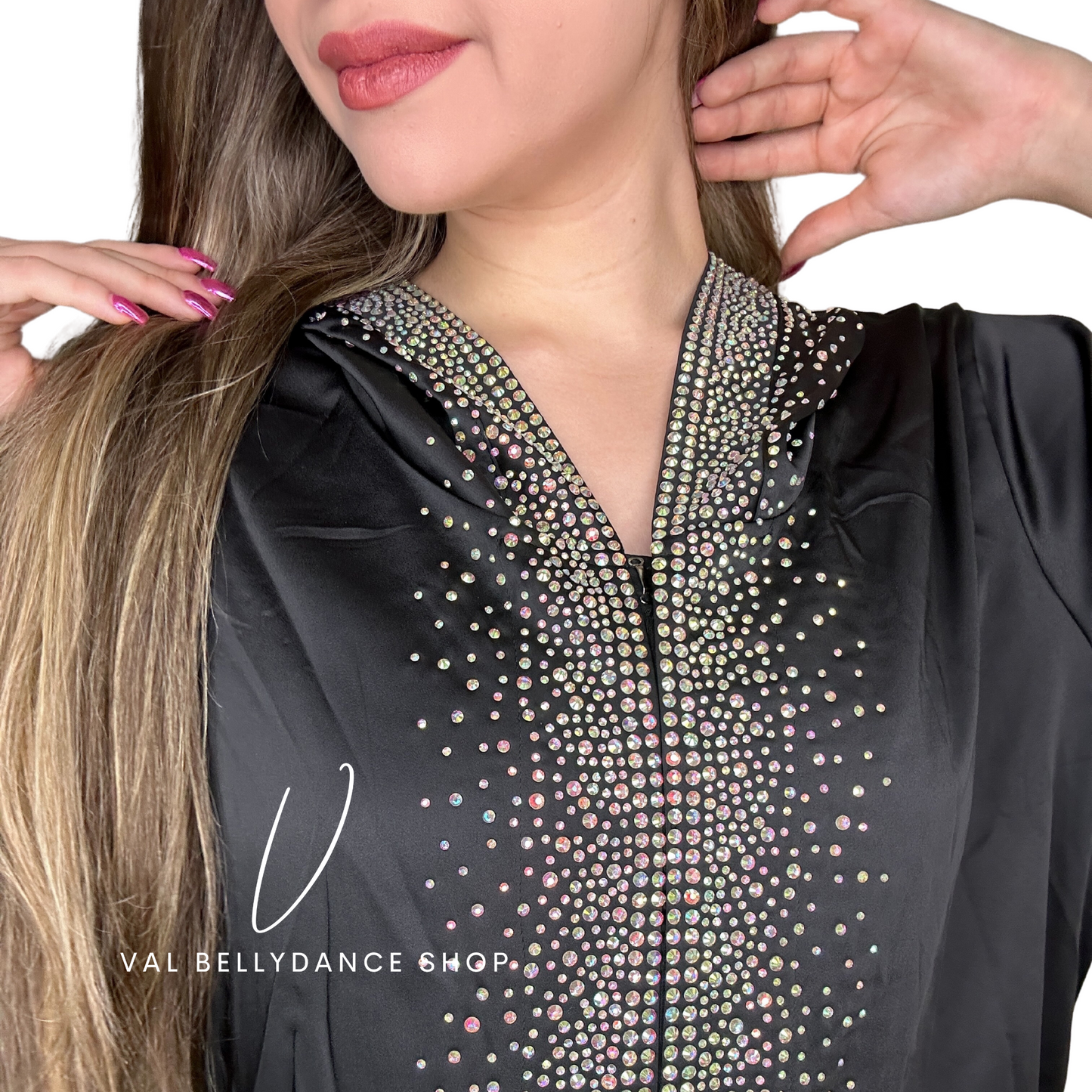 Crystal Embellished Galabeya Costume Cover