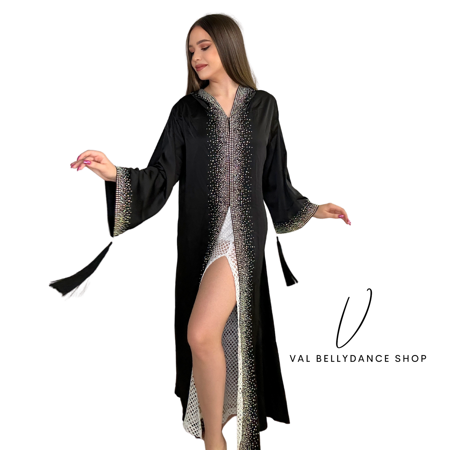 Crystal Embellished Galabeya Costume Cover