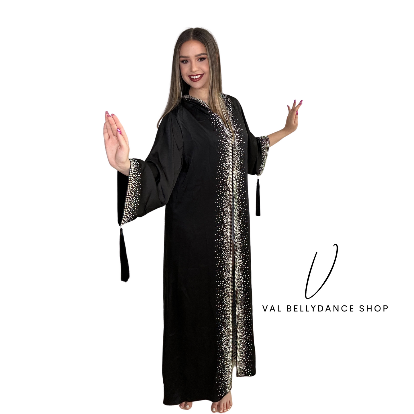 Crystal Embellished Galabeya Costume Cover