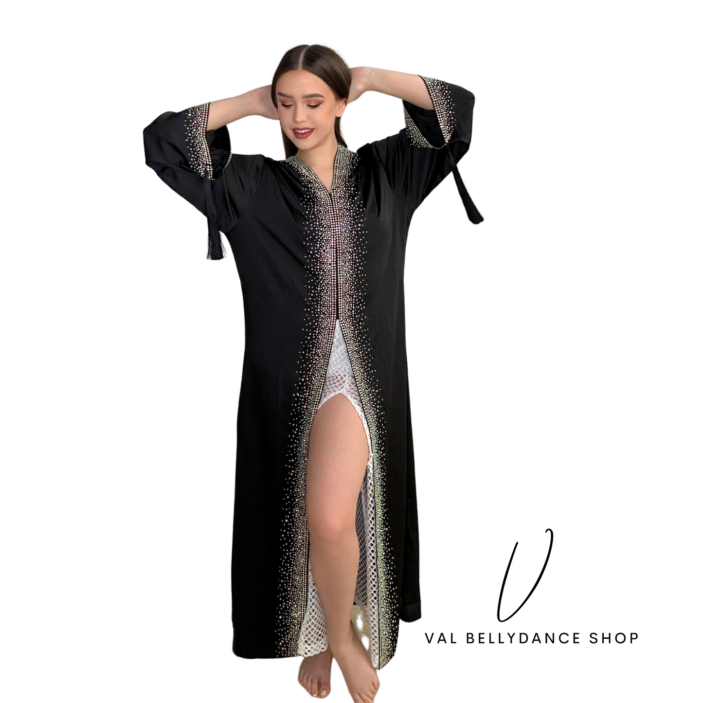 Crystal Embellished Galabeya Costume Cover