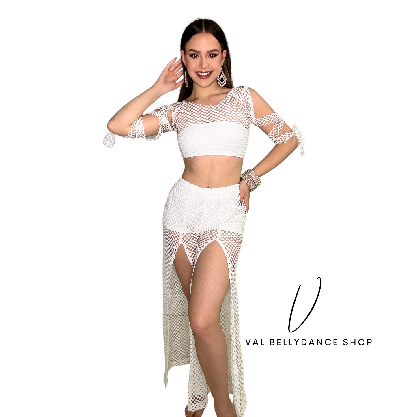 Mesh Bellydance Practice Set