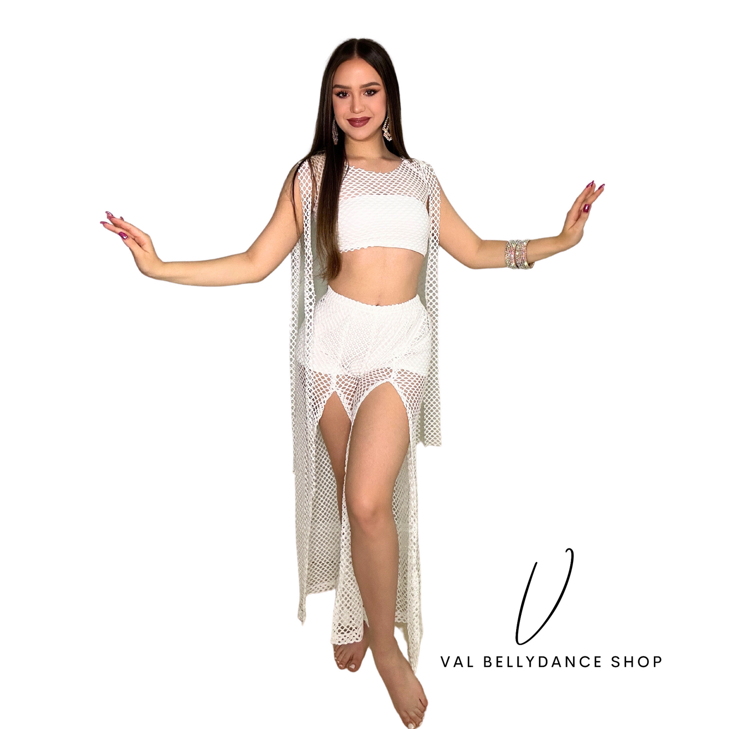 Mesh Bellydance Practice Set
