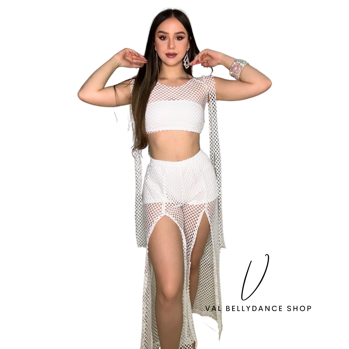 Mesh Bellydance Practice Set