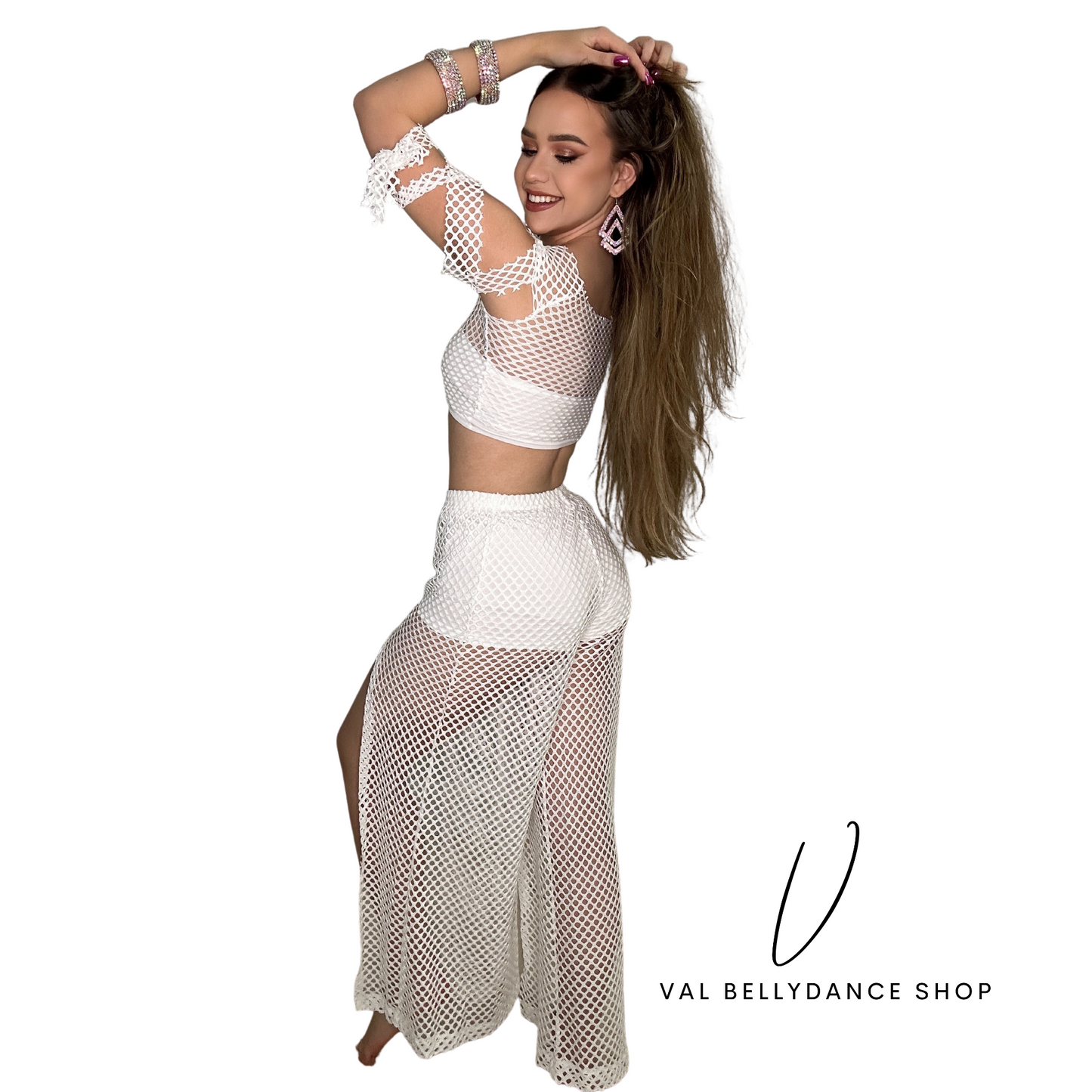 Mesh Bellydance Practice Set