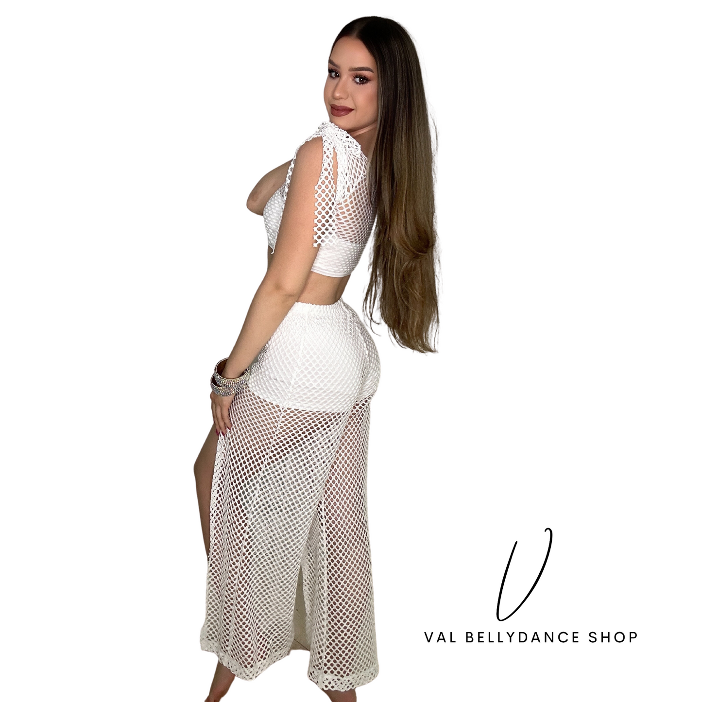 Mesh Bellydance Practice Set