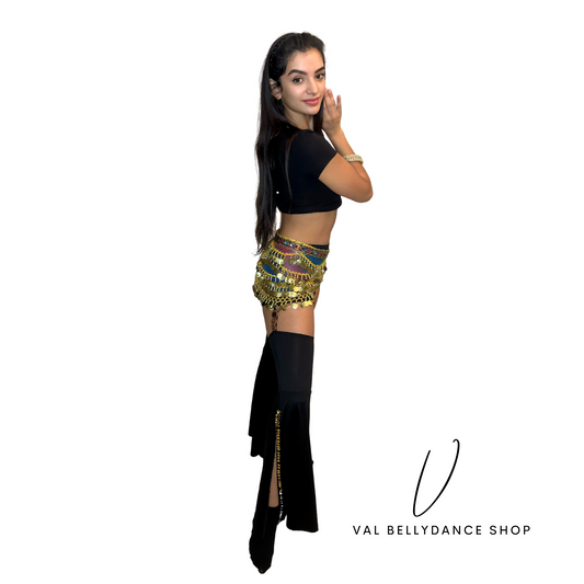 Coins Bellydance Hip Scarf
