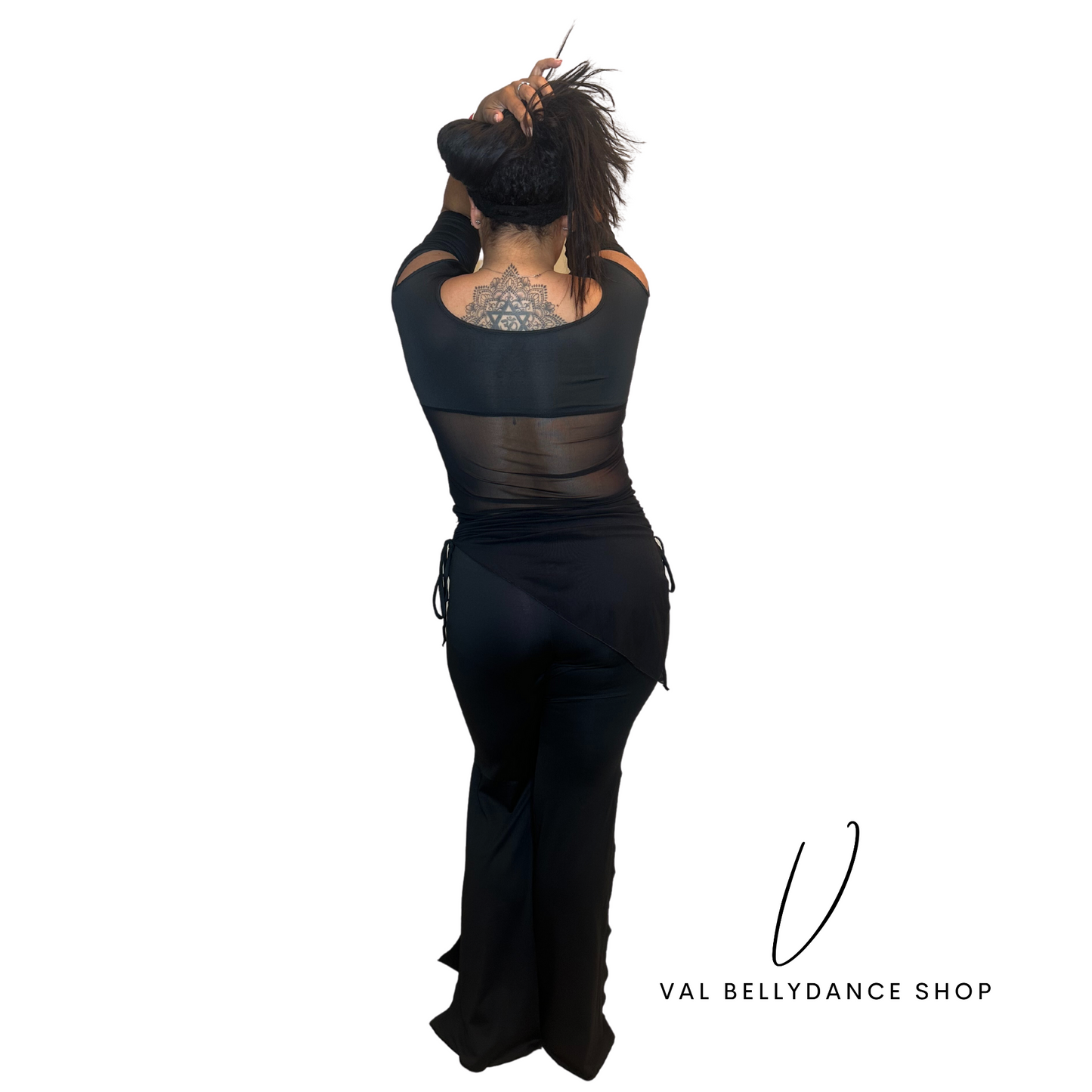 Flare Bellydance Practice Set back view