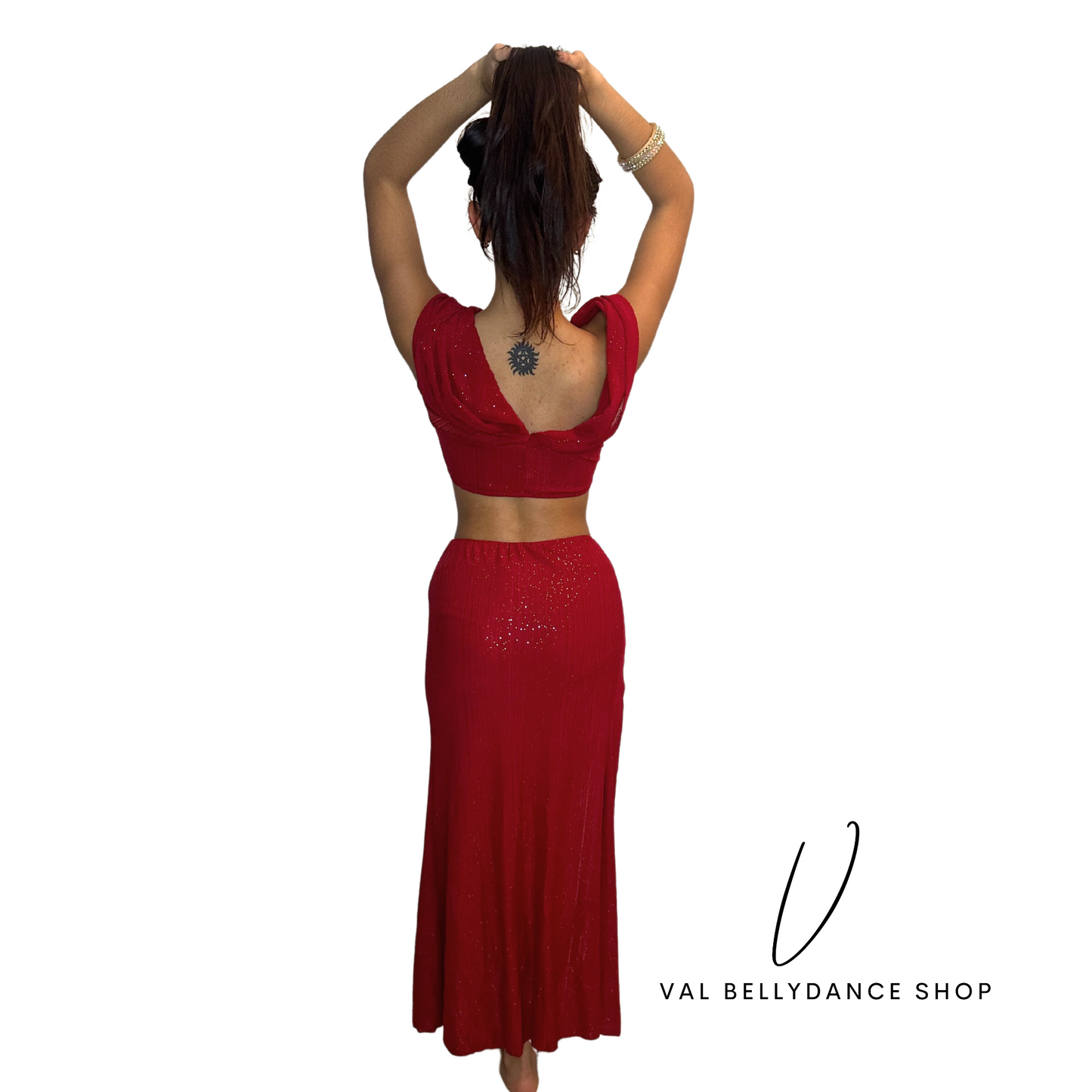 Gabriela Bellydance Practice Set back view