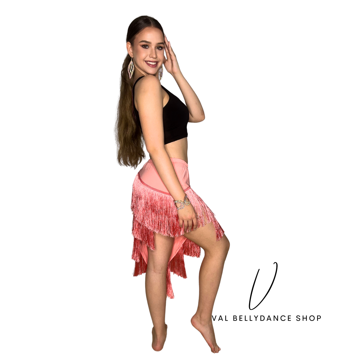 High-low Fringe Bellydance Skirt