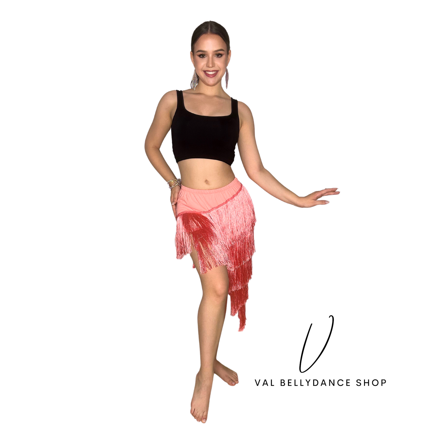 High-low Fringe Bellydance Skirt