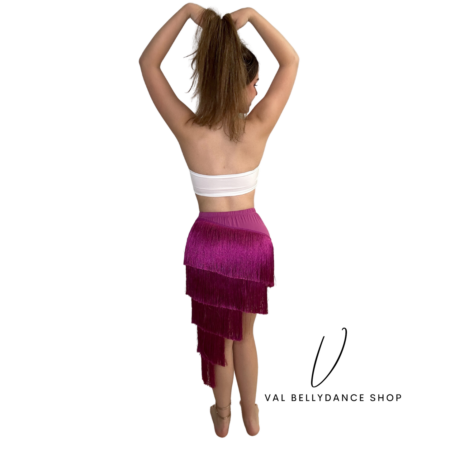 High-low Fringe Bellydance Skirt