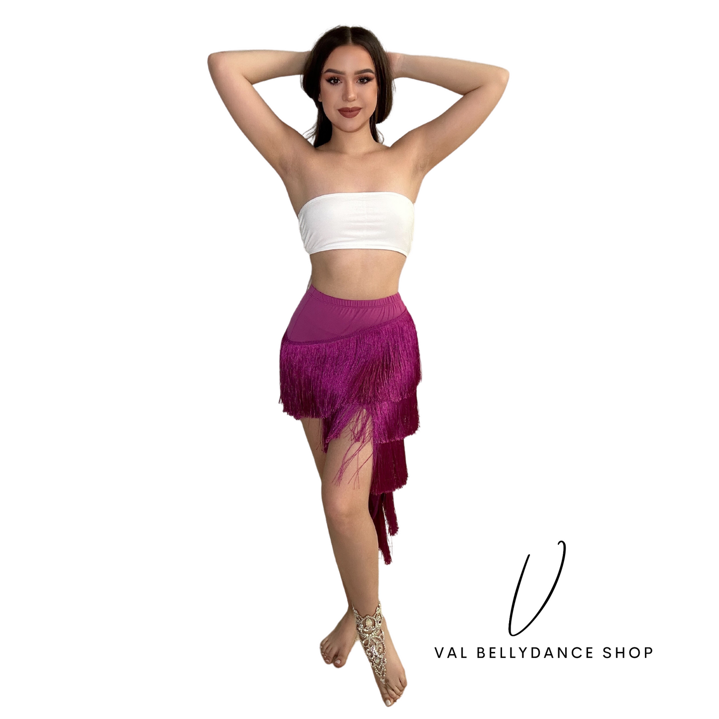 High-low Fringe Bellydance Skirt